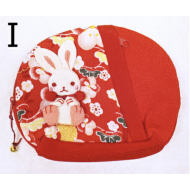 Lovely Japanese Usagi pouch with three dimensional Rabbit motif: Size L 