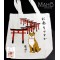 A4 Japanese Reusable Shopping Totte Bag wasabi Shibata san Fushimi Inari Tori