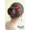 JAPANESE hair accessory - Modern Kanzashi hairpin. Sakura with bouncy petals
