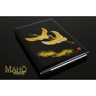 Luxurious Japanese Traditional Lacquerware Maki-e style notebook “Tsuru”