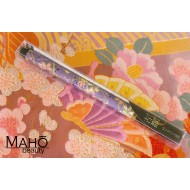 Akashiya Koto-Japanese Brush Pen With Beautiful Patterns - Violet