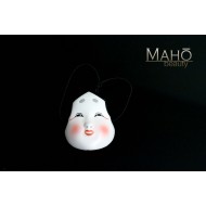 Japanese Noh Theatre mask mascot charm Okame netsuke Goddess of Mirth