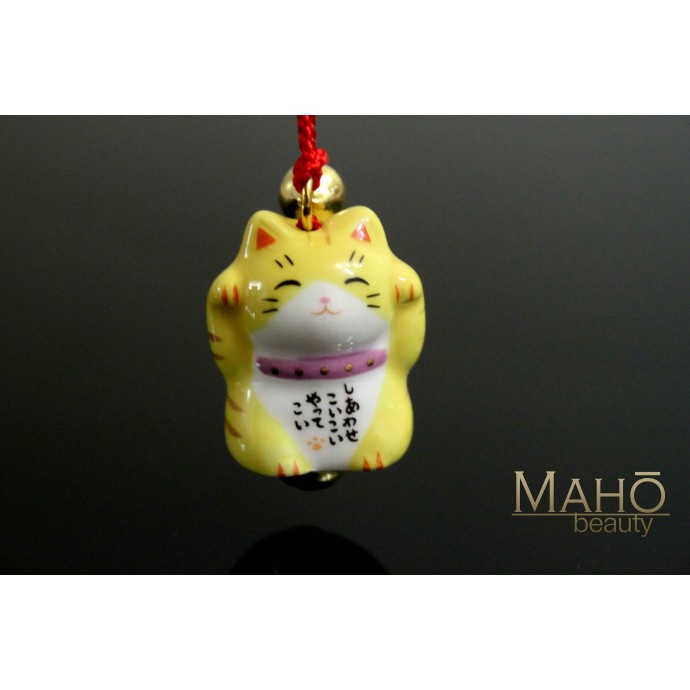 Cute good luck charm Maneki Neko - Japanese fortune cat tiger tora