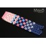 Charming Japanese style Tabi socks: Gara awase 22-25 cm