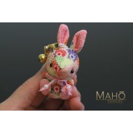 Cute Japanese kimono USAGI bunny rabbit with ribbon