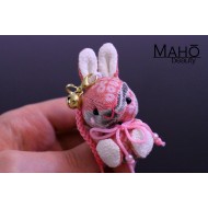 Cute Japanese kimono USAGI bunny rabbit with ribbon pink
