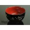 Yamanaka lacquerware Japanese bowl bunnies and Sakura blossoms