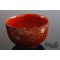 RED Yamanaka lacquerware Japanese bowl Golden Sakura blossoms