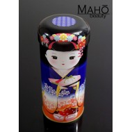 Decorative Japanese tea can Caddy Maiko BLUE 55g Genmaicha