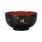 Japanese Yamanaka lacquerware bowl Sakura usagi bunnies うさぎ