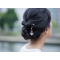 JAPANESE KANZASHI hair stick: Origami Crane Bird Tsuru 青 折鶴