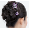 JAPANESE hair accessory - Modern Kanzashi hair stick. Sakura with bouncy petals