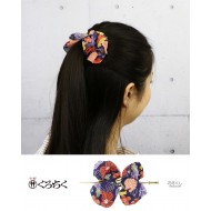 Kurochiku brand Japanese Hair pin stick with chiffon ribbon HANA