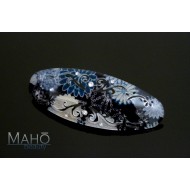 JAPANESE hair accessory – ornamental hair clip: blue