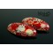 JAPANESE hair accessory – ornamental hair clip: Tradition’s inspired modern series Red