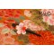 Cute JAPANESE kimono crepe hair clip “Pink Sakura” 
