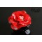 Cherry Blossoms Japanese Kimono Pattern Rose Hair clip Red