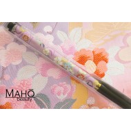 Akashiya Koto-Japanese Brush Pen With Beautiful Patterns -  purple