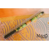 Akashiya Koto-Japanese Brush Pen With Beautiful Patterns - Green ornaments