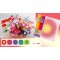Japanese Chiyogami Flower origami paper. 25 sheets 15x15cm