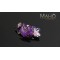 JAPANESE hair accessory – ornamental hair clip: Murasaki Sakura Purple 紫