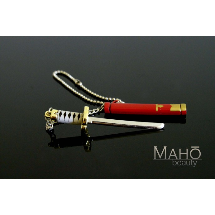 Miniature Japanese Samurai sword Katana charm Ookanehira (Great Kanehira) 大包平