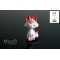 FOX Japanese KITSUNE spirit ⛩ Fushimi Inari ⛩ Lucky fortune mascot charm White