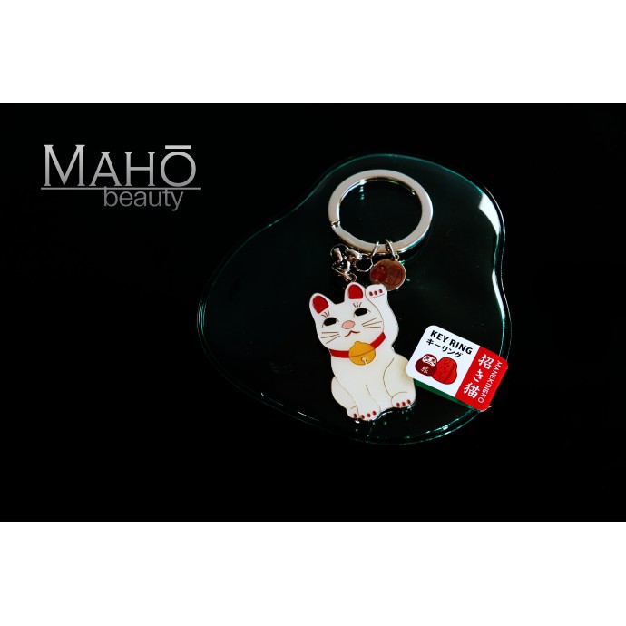 Japanese style Mascot Charm Keychain Maneki Neko Cat 招き猫 
