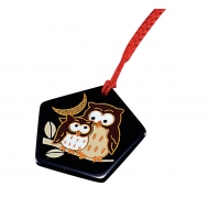 Made in Japan original Netsuke Cell Phone Charm Fukurou owls ふくろう