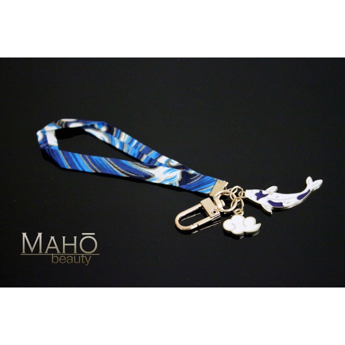Japanese style Mascot Charm Keychain Carp fish KOINOROBI talisman