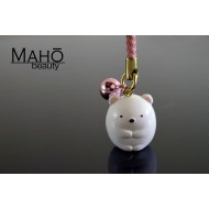 Japanese Shiro Kuma - Kawaii Sumikko Gurashi character Cell Strap White Bear