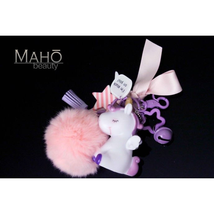 Cute Unicorn keychain mascot souvenir Kawaii style accessory