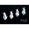 Bunny Japanese Netsuke Cell Phone Charm usagi rabbit Yuzu