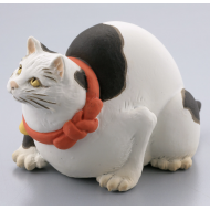 Cat Japanese mini Ukiyoe statue figure Utagawa print replica Kuniyoshi 鼠よけの猫