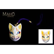 FOX Japanese KITSUNE mask  ⛩ Fushimi Inari ⛩ Lucky fortune mascot charm karashi