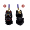 FOX Japanese KITSUNE ⛩ Fushimi Inari ⛩ Lucky fortune mascot keychain charm Black