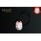 Beautiful Fushimi Inari Fox JAPANESE hair band gum Kitsune white