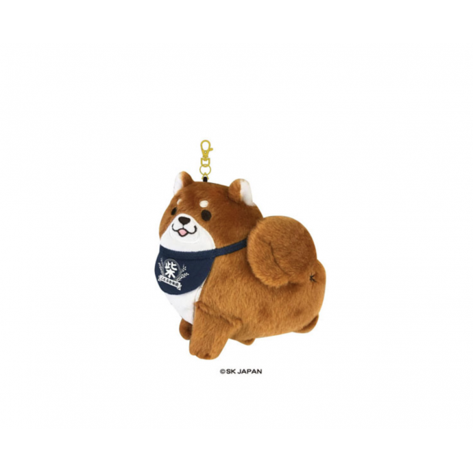 Chuken Mochi shiba inu charm faithful dog Japanese plush mascot しば Pass Case