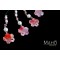 Charming Japanese style Cherry blossom mobile phone charm accessory 
