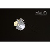 Adorable Ghibli My Neighbor Totoro metal Charm Cell Phone Strap Keychain 