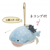 Japanese Mascot fluffy Stuffed phone charm screen cleaner Whale