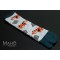 Angora Tabi socks Japanese design Akabeko 22-25 cm Red cow