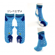 Cool Japanese style Tabi socks: Whale Shark 22-25 cm ジンベエザメ Jinbēzame
