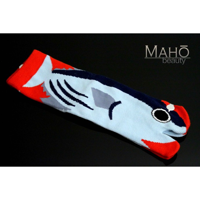 Cool Japanese style Tabi socks:  22-25 cm カツオ Katsuo skipjack tuna 