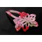 JAPANESE hair accessory – ornamental KANZASHI HAIRPIN:  Glamurous cherry blossoms White/pink