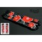 Japanese style Tabi socks: Camellia Blossoms TSUBAKI