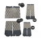 Japanese style Tabi socks: Grey yabane  22-25 cm