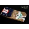 MADE IN JAPAN TABI SOCKS: SHIBA INU dog 22 – 25 cm blue