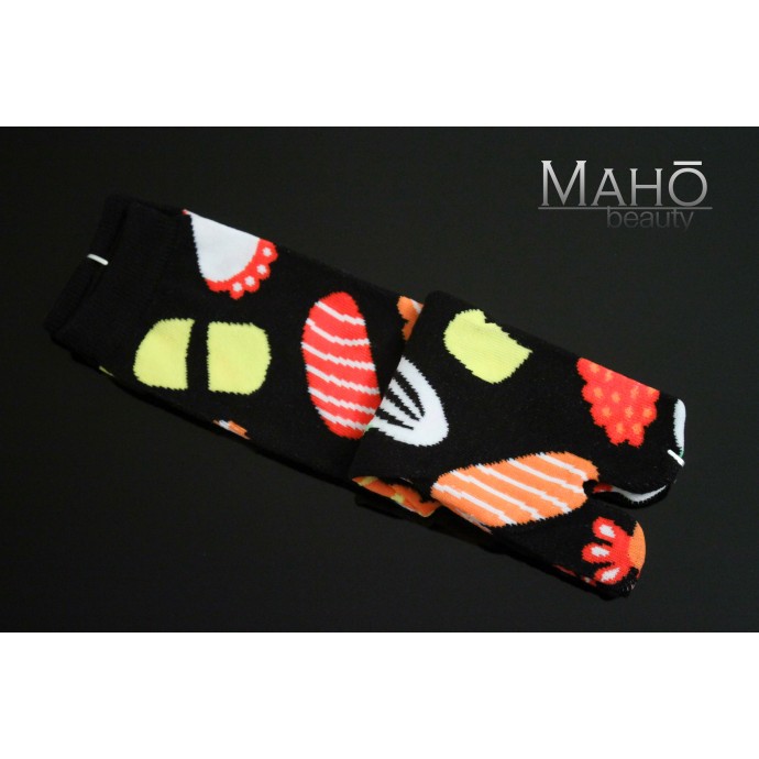 Japanese style MEN Tabi socks: Sushi 23-27 cm