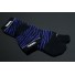 Cool Japanese style Sport Tabi socks: blue/black 24-26cm